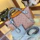 Grade Replica L---V Hina Pink Genuine Leather Women's Bucket  Handbag (3)_th.jpg
